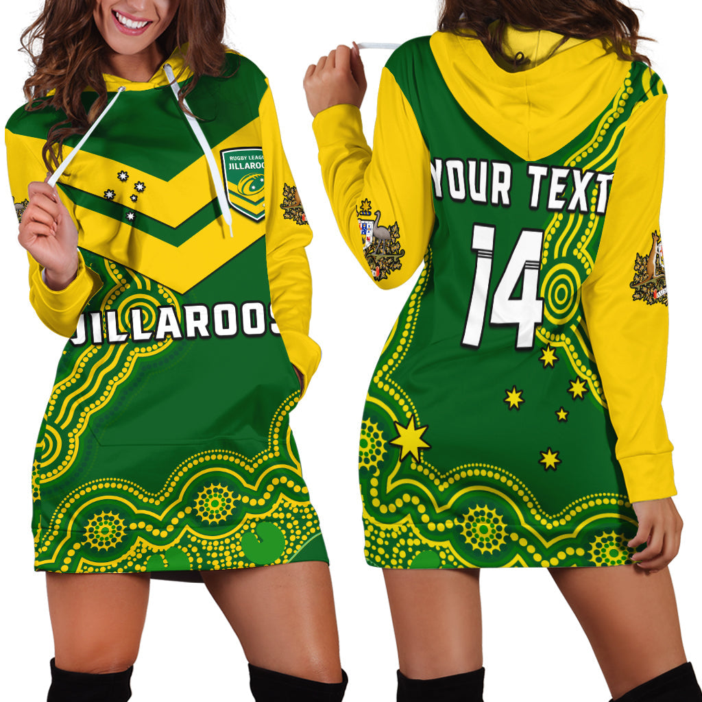 custom-text-and-number-australia-rugby-hoodie-dress-jillaroos-champions-indigenous-green-style