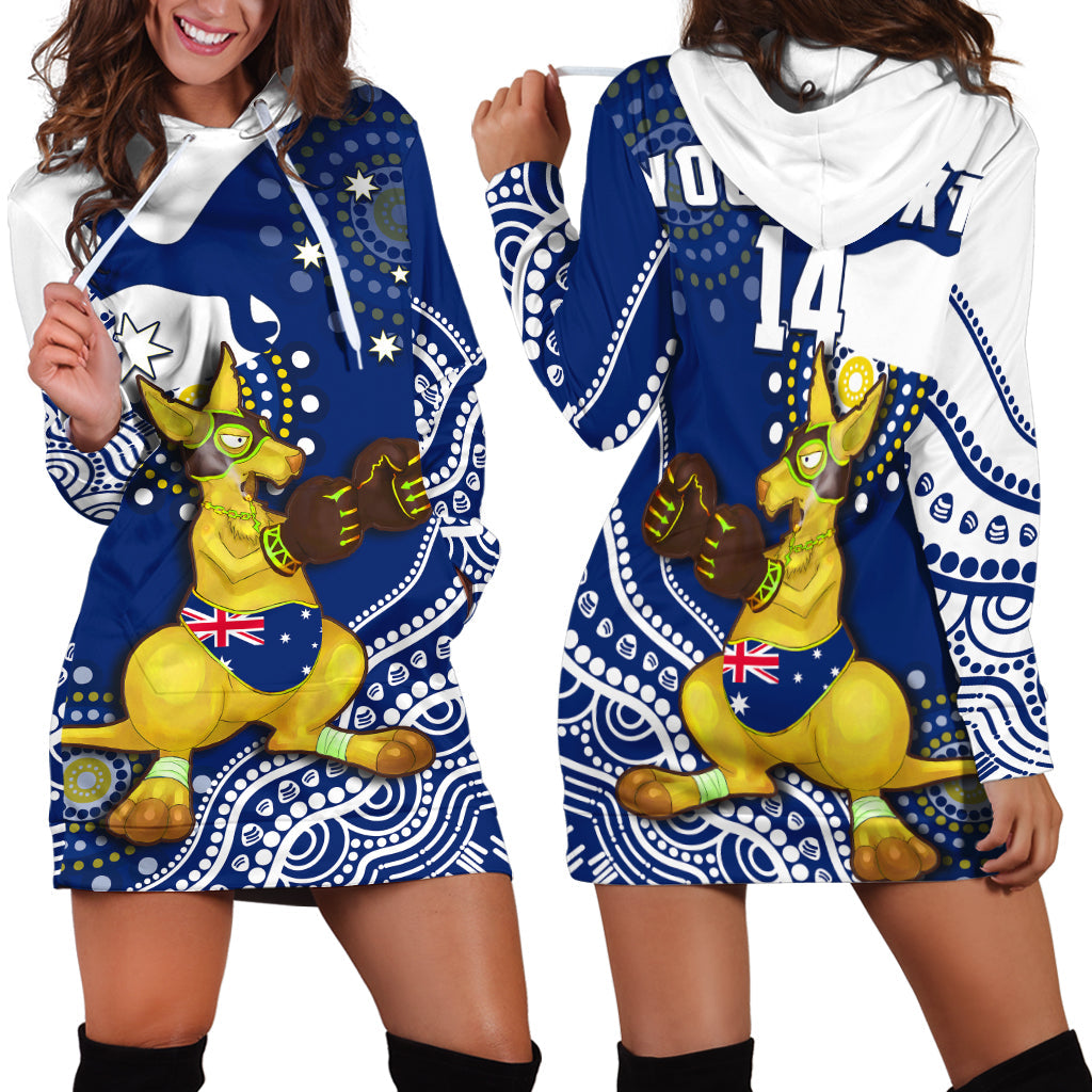 custom-text-and-number-australia-hoodie-dress-boxing-kangaroo-indigenous-flag-color-art
