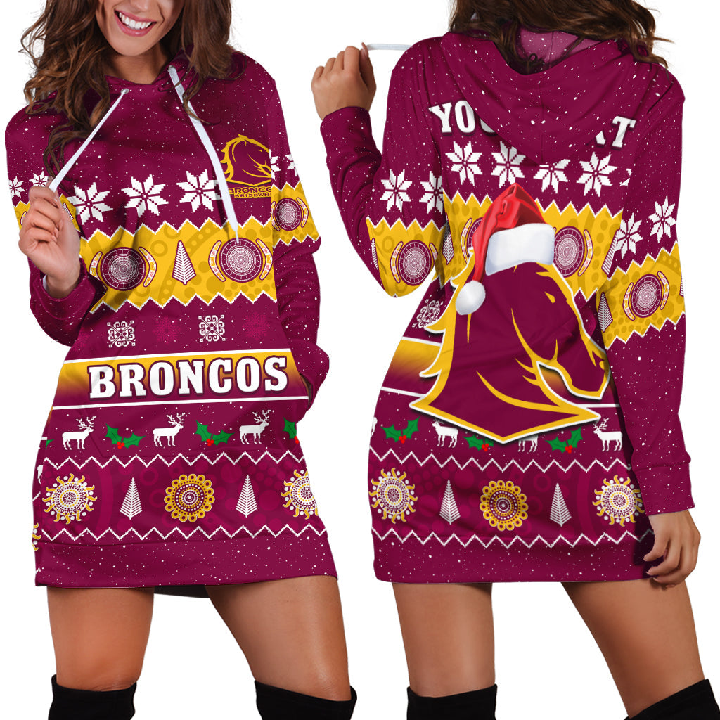 custom-personalised-broncos-christmas-hoodie-dress-brisbane-aboriginal-art-merry-xmas