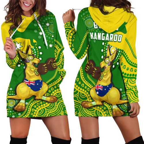 australia-hoodie-dress-boxing-kangaroo-indigenous-national-color-art