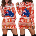 custom-personalised-australia-hoodie-dress-australian-map-aboriginal-painting-merry-christmas