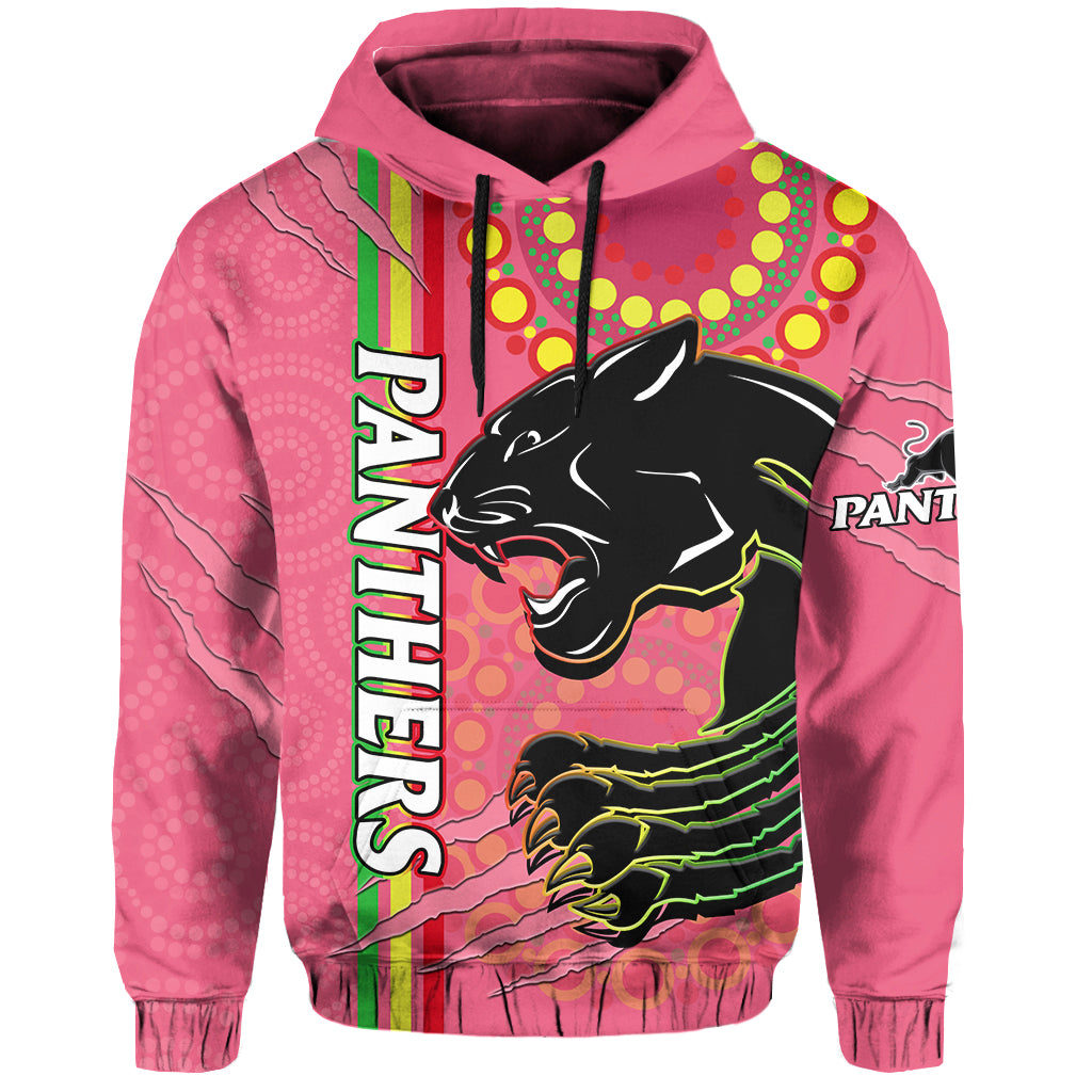 panthers-rugby-hoodie-the-mountain-men-aboriginal-art-dynamic-pink-version