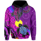 custom-personalised-australia-lizard-and-turtle-hoodie-aboriginal-art-beautiful-life