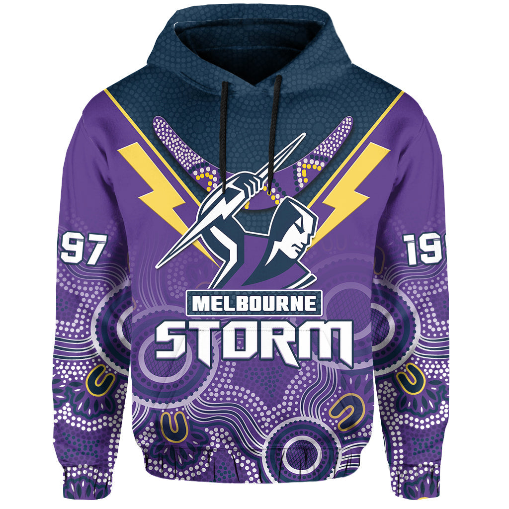 custom-text-and-number-melbourne-storm-rugby-hoodie-indigenous-boomerang-gradient-style
