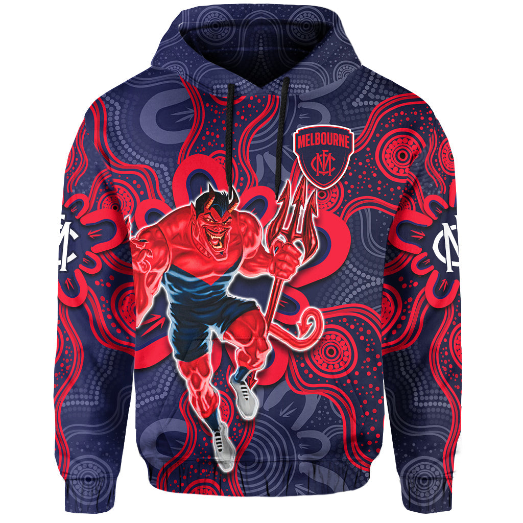 custom-text-and-number-demons-football-2022-hoodie-australian-aboriginal-dot-painting