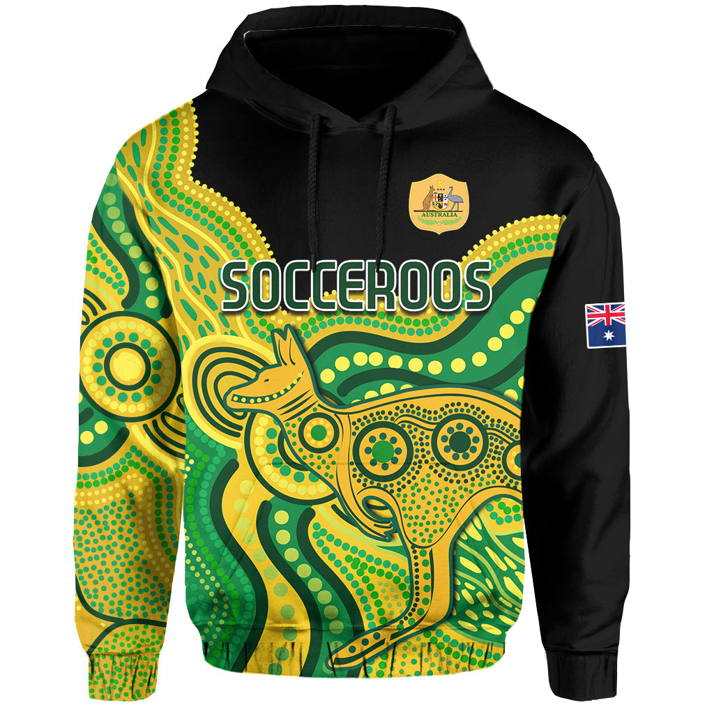custom-text-and-number-australia-soccer-hoodie-world-cup-football-2022-socceroos-we-are-champions