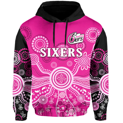 custom-text-and-number-sydney-sixers-hoodie-cricket-indigenous-australian-art-ver01
