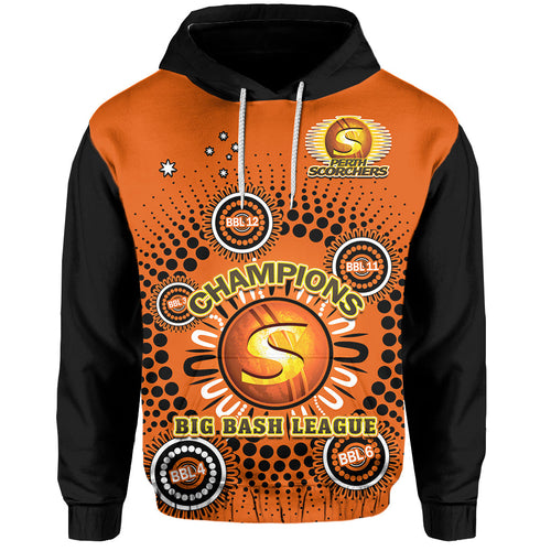 custom-text-and-number-perth-scorchers-cricket-hoodie-indigenous-5th-champions-bbl-proud