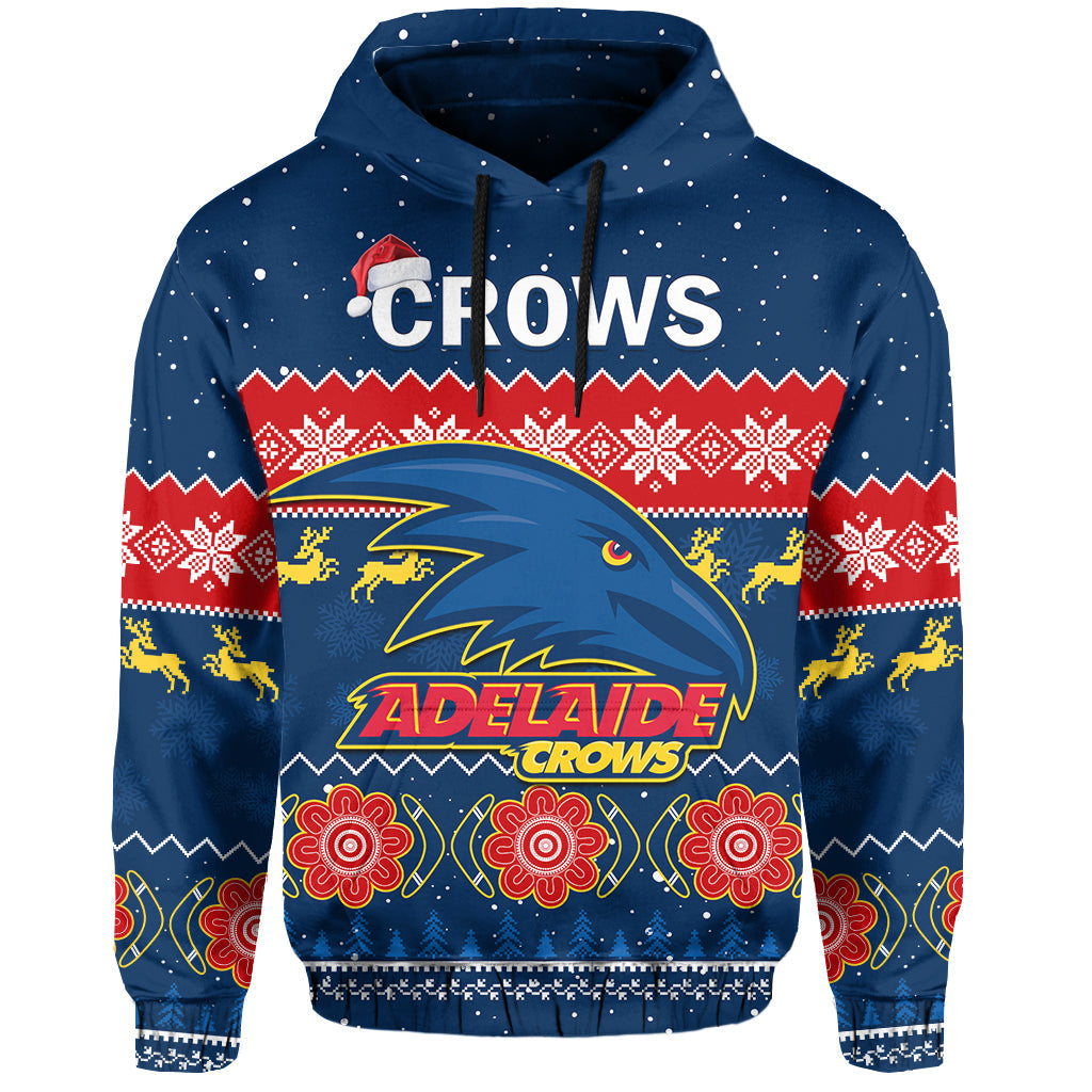 adelaide-football-hoodie-crows-indigenous-merry-christmas