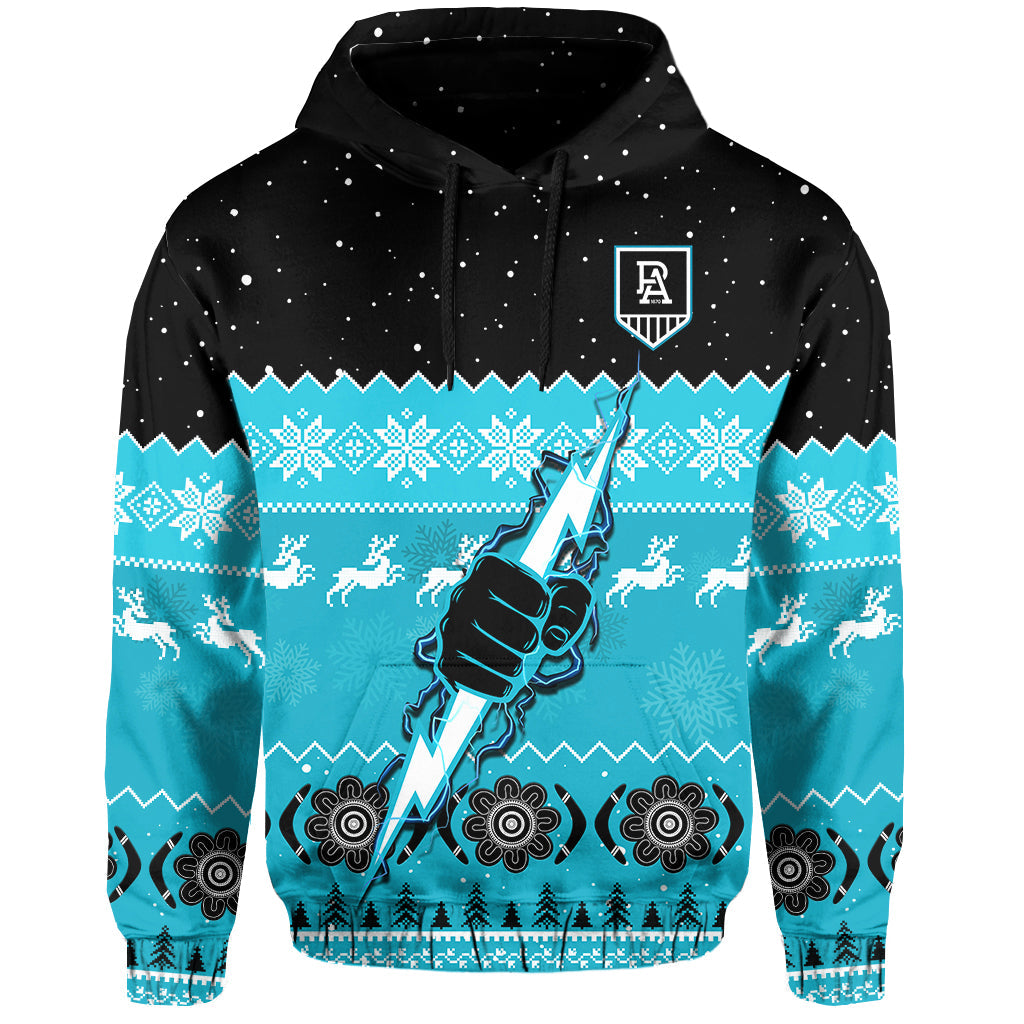 custom-personalised-port-adelaide-football-hoodie-magentas-indigenous-merry-christmas