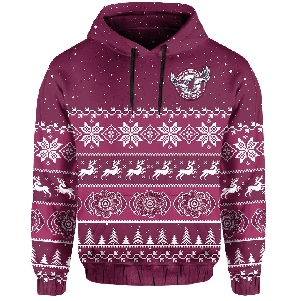 sea-eagles-rugby-hoodie-indigenous-silvertails-merry-christmas