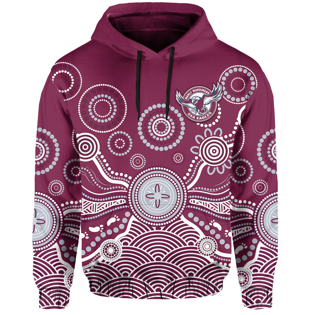custom-text-and-number-sea-eagles-hoodie-manly-warringah-1946-indigenous-painting
