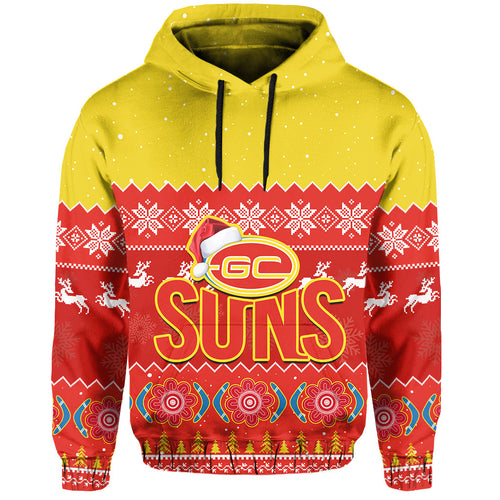 custom-personalised-gold-coast-football-hoodie-suns-aboriginal-merry-christmas