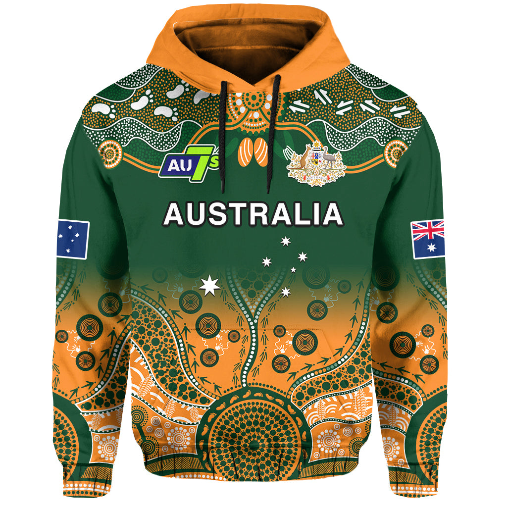 custom-text-and-number-australia-rugby-hoodie-aussie-sevens-green-indigenous