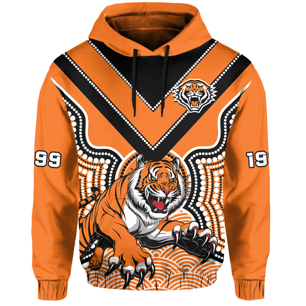 custom-text-and-number-wests-tigers-rugby-hoodie-indigenous-artsy