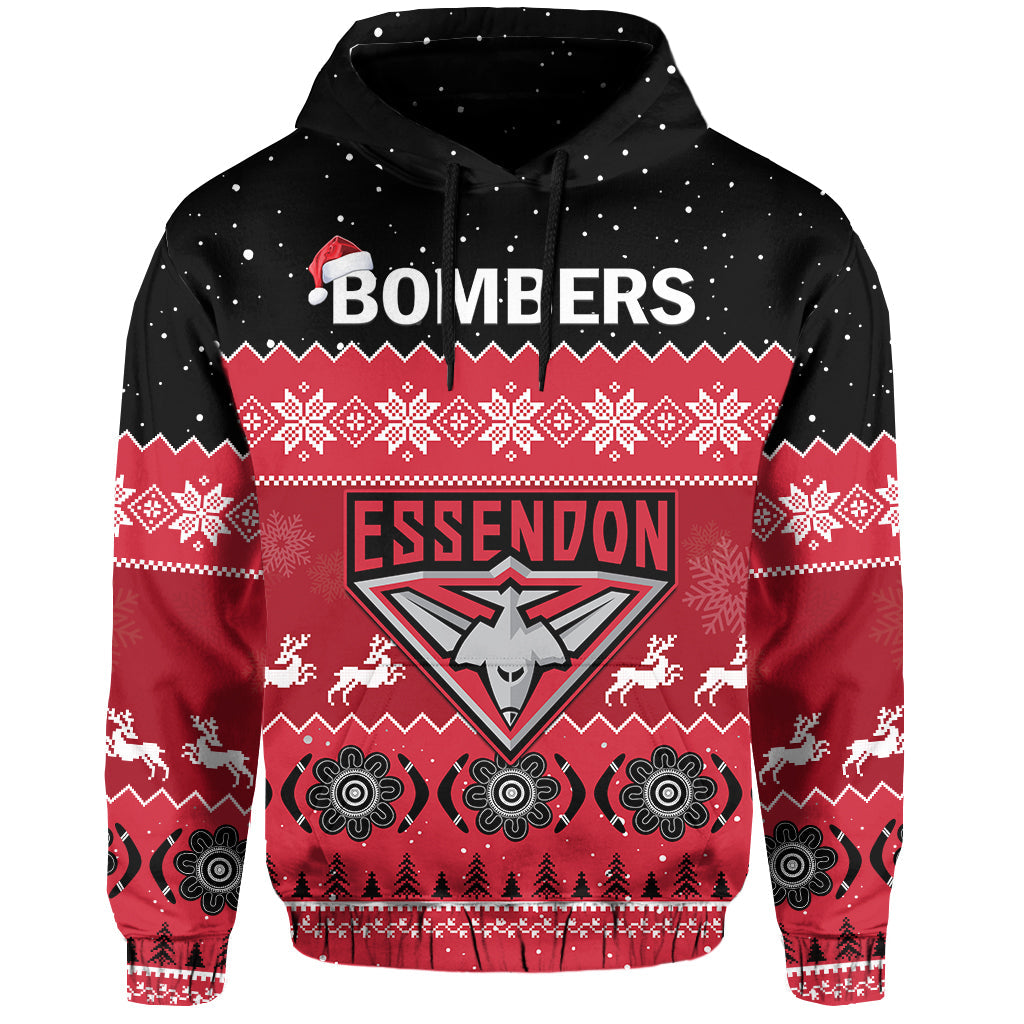 custom-personalised-essendon-football-hoodie-bombers-indigenous-merry-christmas