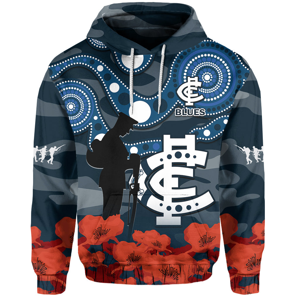custom-text-and-number-carlton-football-anzac-2023-hoodie-blues-aboriginal-mix-poppy-camouflage