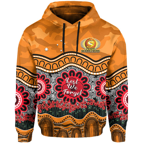 custom-text-and-number-perth-scorchers-cricket-anzac-hoodie-poppy-aboriginal-camouflage