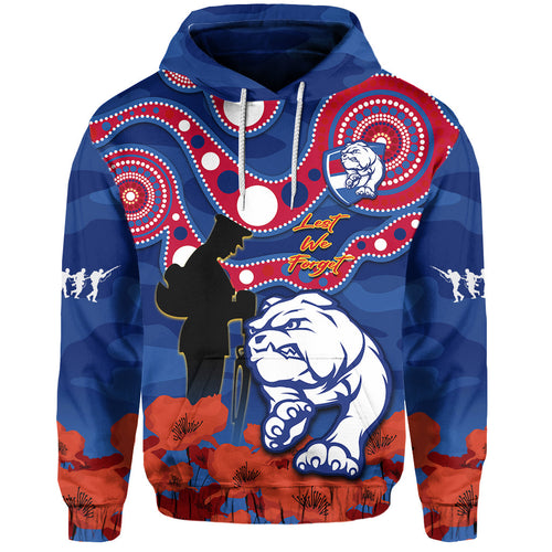 custom-text-and-number-western-bulldogs-football-anzac-2023-hoodie-doggies-aboriginal-mix-poppy-camouflage