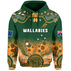 custom-text-and-number-australia-rugby-hoodie-wallabies-kangaroo-green-aboriginal