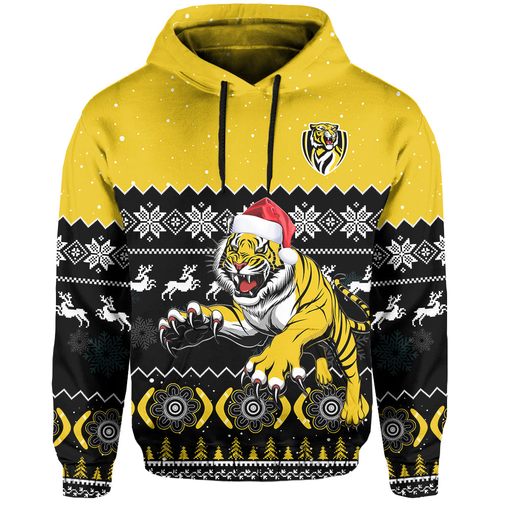 richmond-football-hoodie-tigers-indigenous-merry-christmas