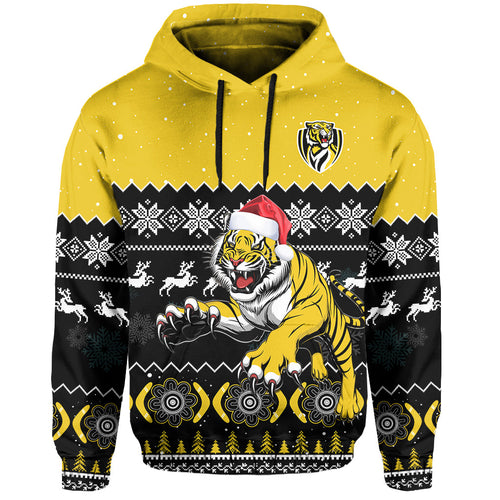 richmond-football-hoodie-tigers-indigenous-merry-christmas