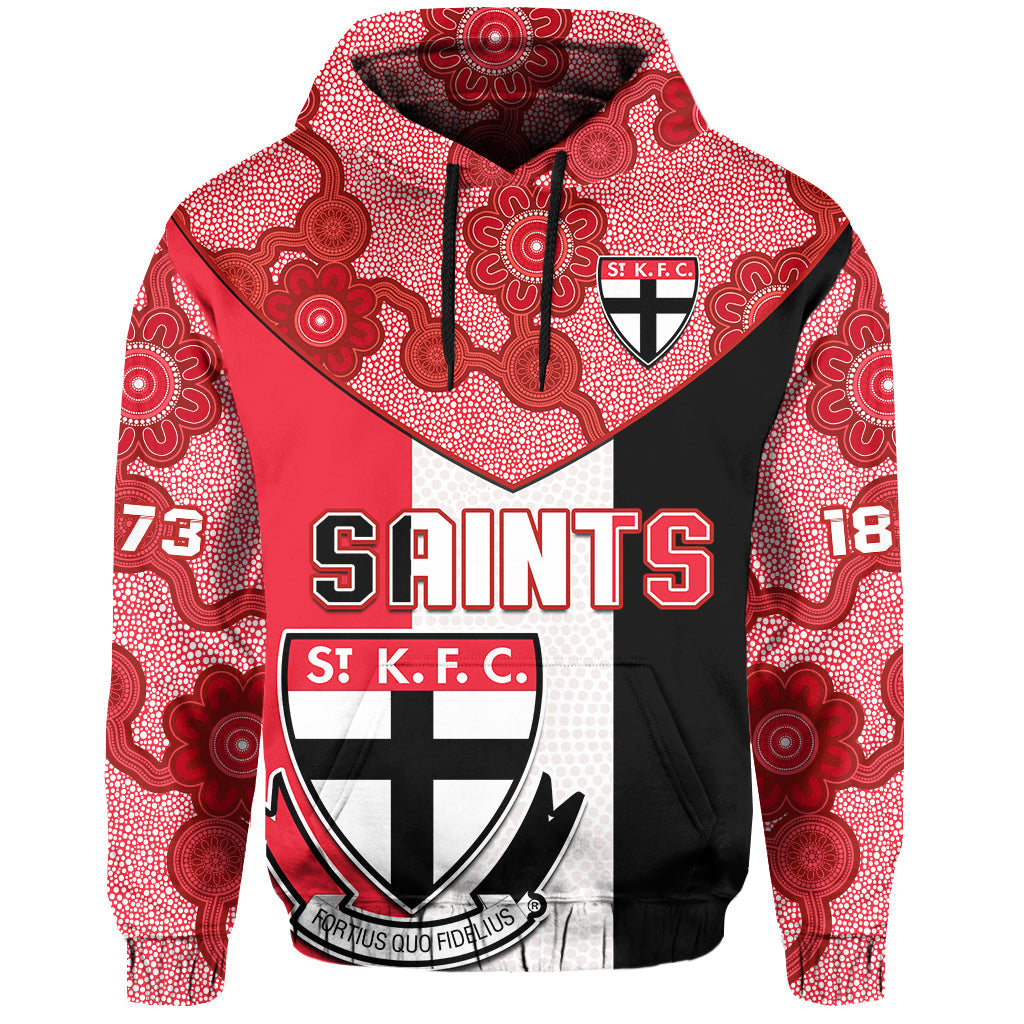 custom-text-and-number-saints-football-hoodie-st-kilda-1873-aboriginal-dot-painting