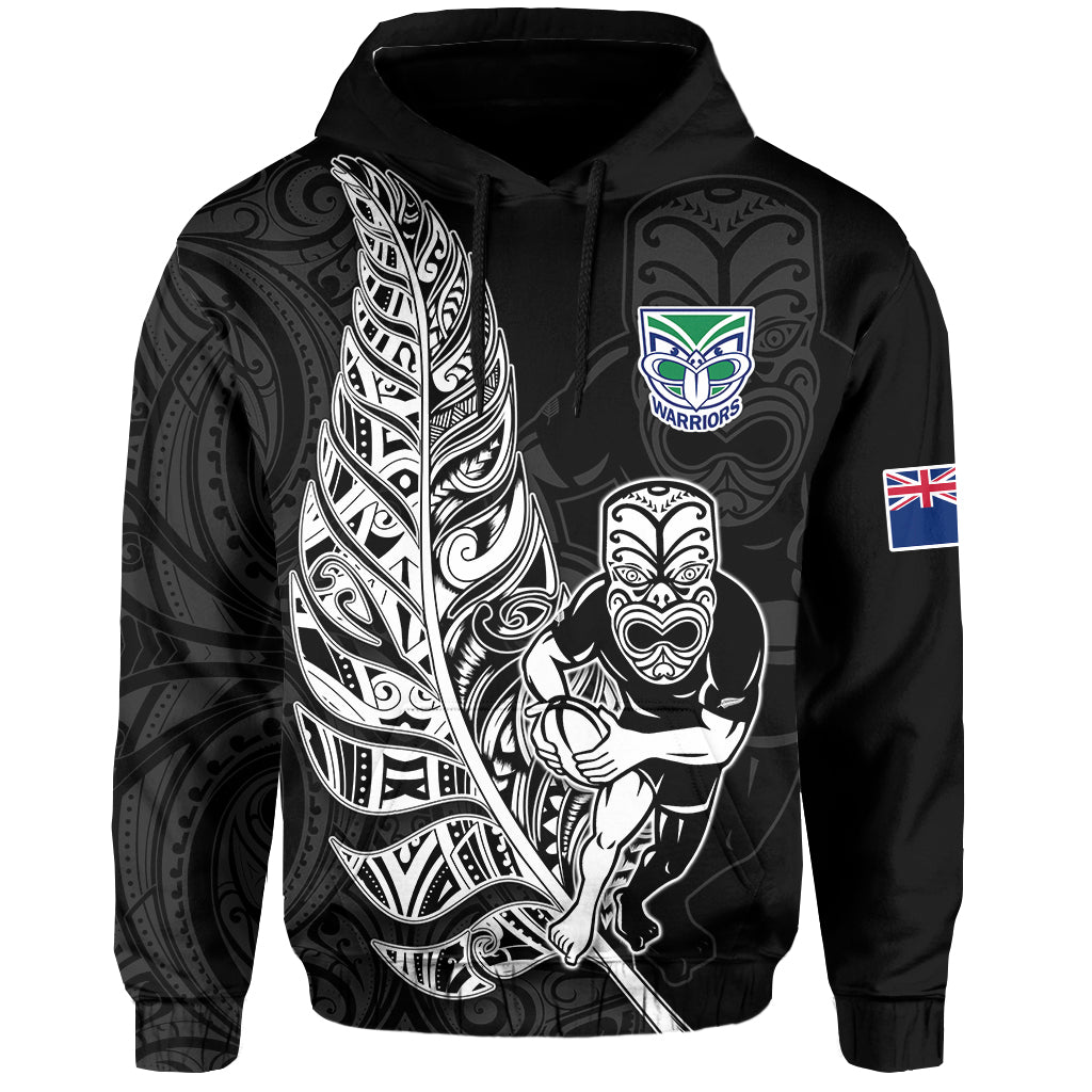 custom-text-and-number-new-zealand-tiki-rugby-hoodie-nz-warriors-fern-maori-style