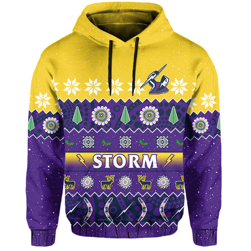 custom-personalised-melbourne-storm-christmas-hoodie-aboriginal-art-merry-xmas