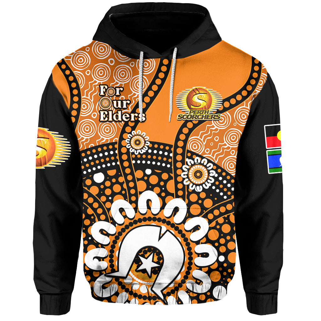 custom-text-and-number-perth-scorchers-naidoc-2023-hoodie-indigenous-for-our-elders