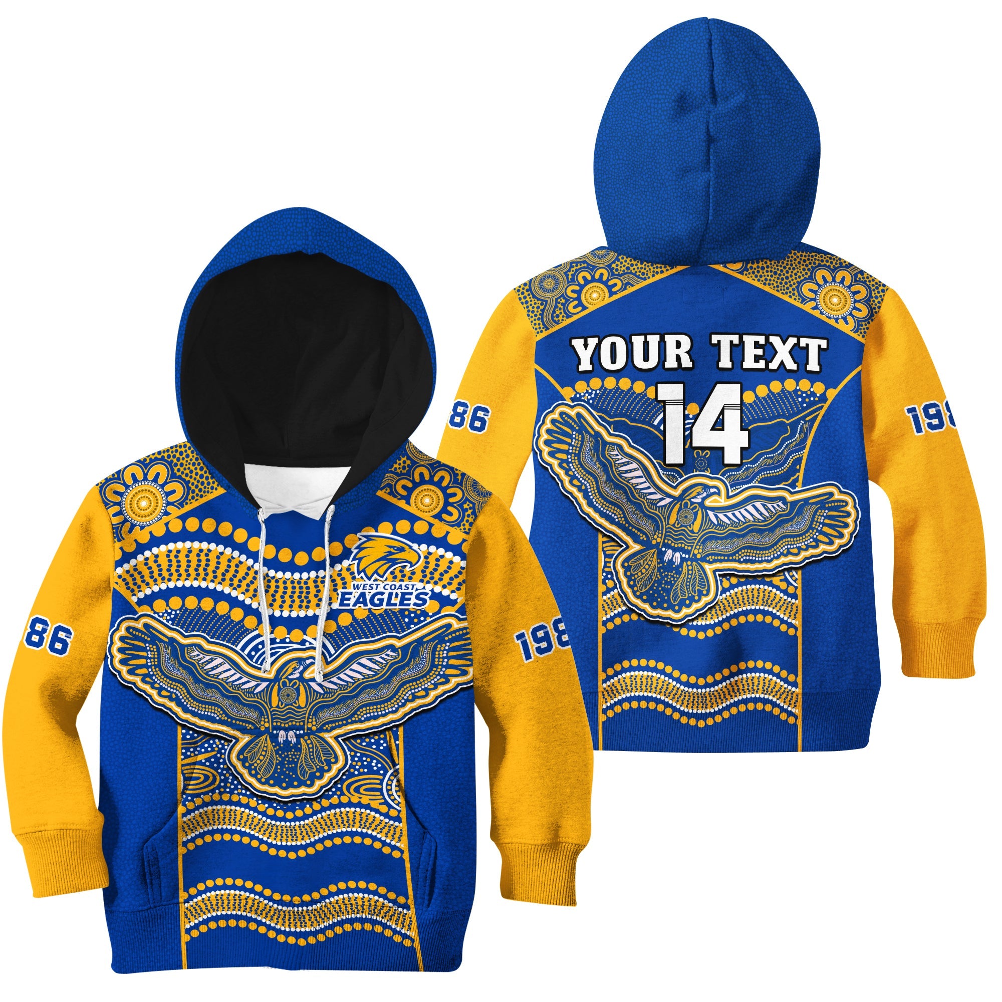 custom-text-and-number-eagles-football-hoodie-kid-west-coast-1986-aboriginal-sporty-style