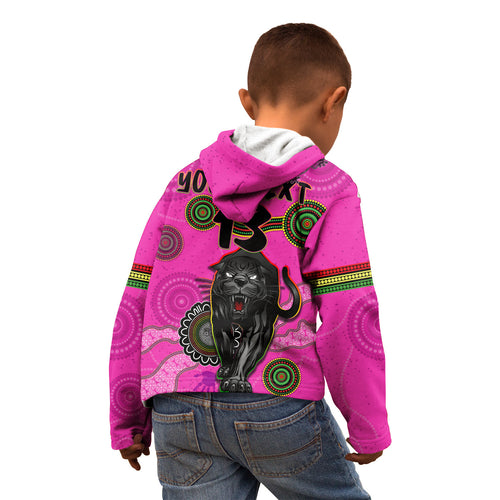 custom-text-and-number-panthers-hoodie-kid-aboriginal-with-lizard