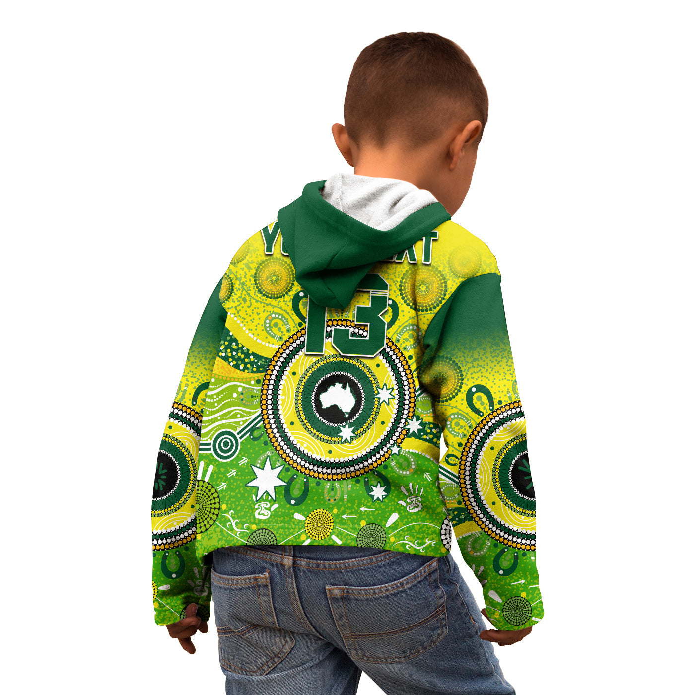custom-text-and-number-australia-cricket-hoodie-kid-aboriginal-national-color-champion