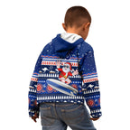 custom-text-and-number-australia-christmas-hoodie-kid-aussie-aboriginal-santa-claus-is-surfing-with-kangaroo