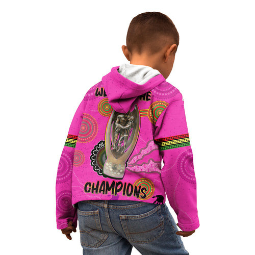 panthers-hoodie-kid-aboriginal-premiers-2022-we-are-the-champions-with-trophy