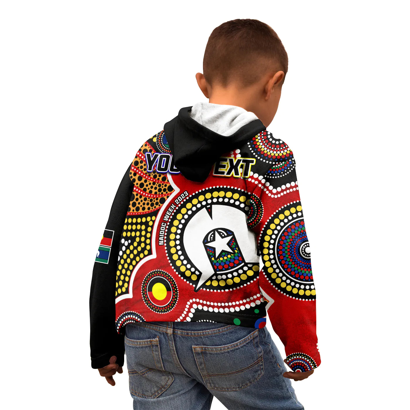 custom-personalised-australia-naidoc-week-hoodie-kid-for-our-elders-aborigines-and-islanders-flag