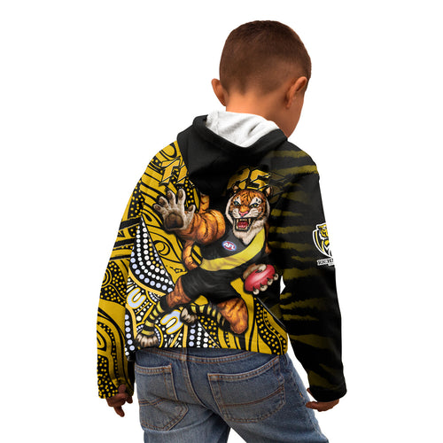 richmond-football-hoodie-kid-aboriginal-go-the-tigers-mascot