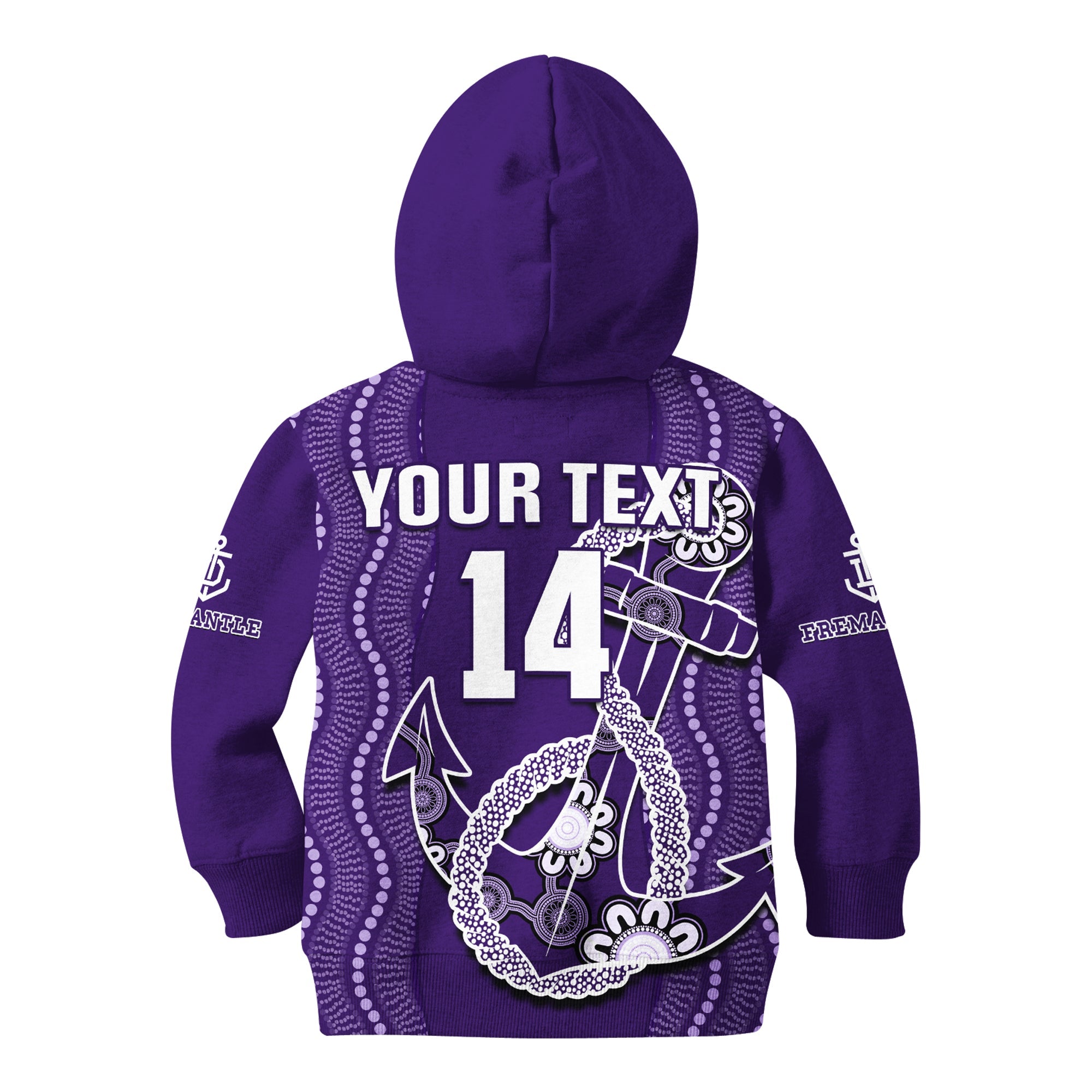 custom-text-and-number-dockers-football-hoodie-kid-fremantle-anchor-mix-aboriginal-pattern-dynamic-style