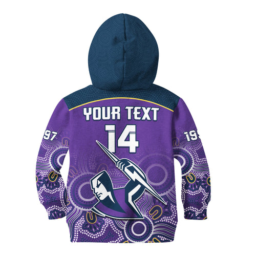custom-text-and-number-melbourne-storm-rugby-hoodie-kid-indigenous-boomerang-gradient-style