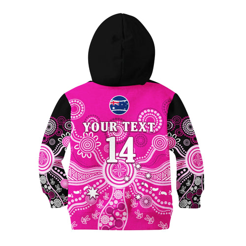 custom-text-and-number-sydney-sixers-hoodie-kid-cricket-indigenous-australian-art-ver01