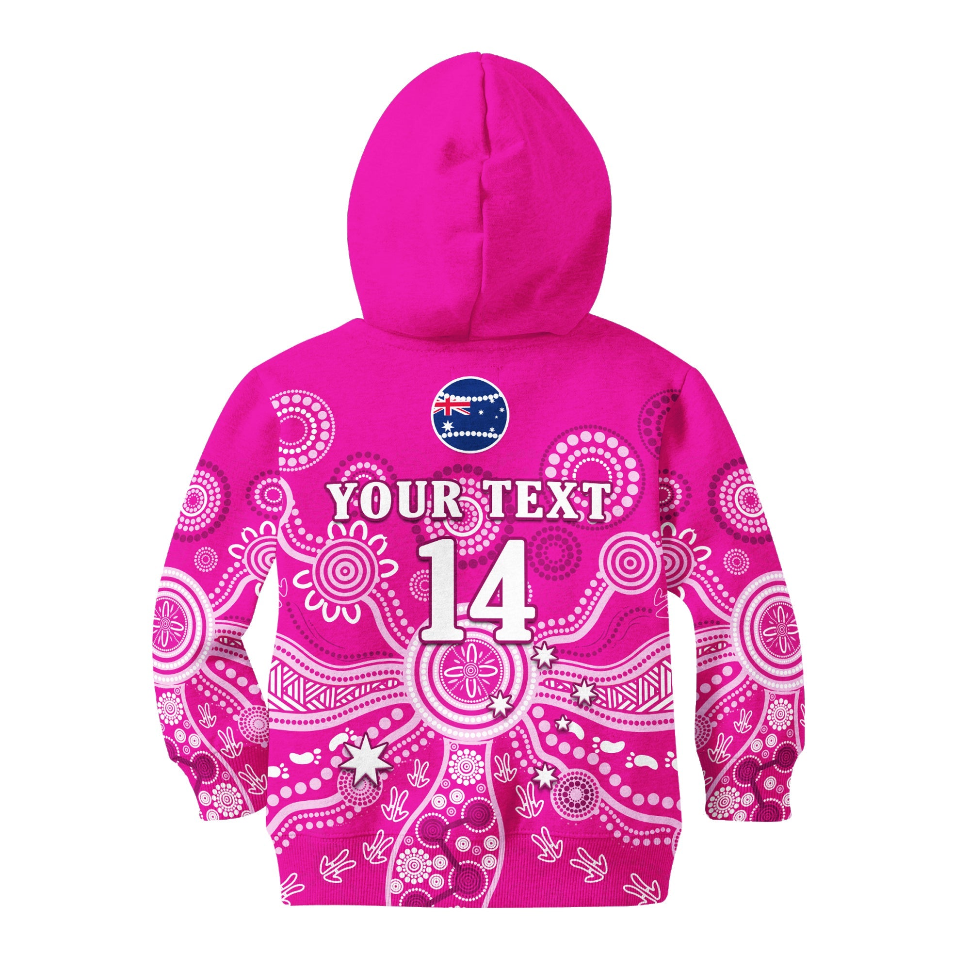 custom-text-and-number-sydney-sixers-hoodie-kid-cricket-indigenous-australian-art-ver02