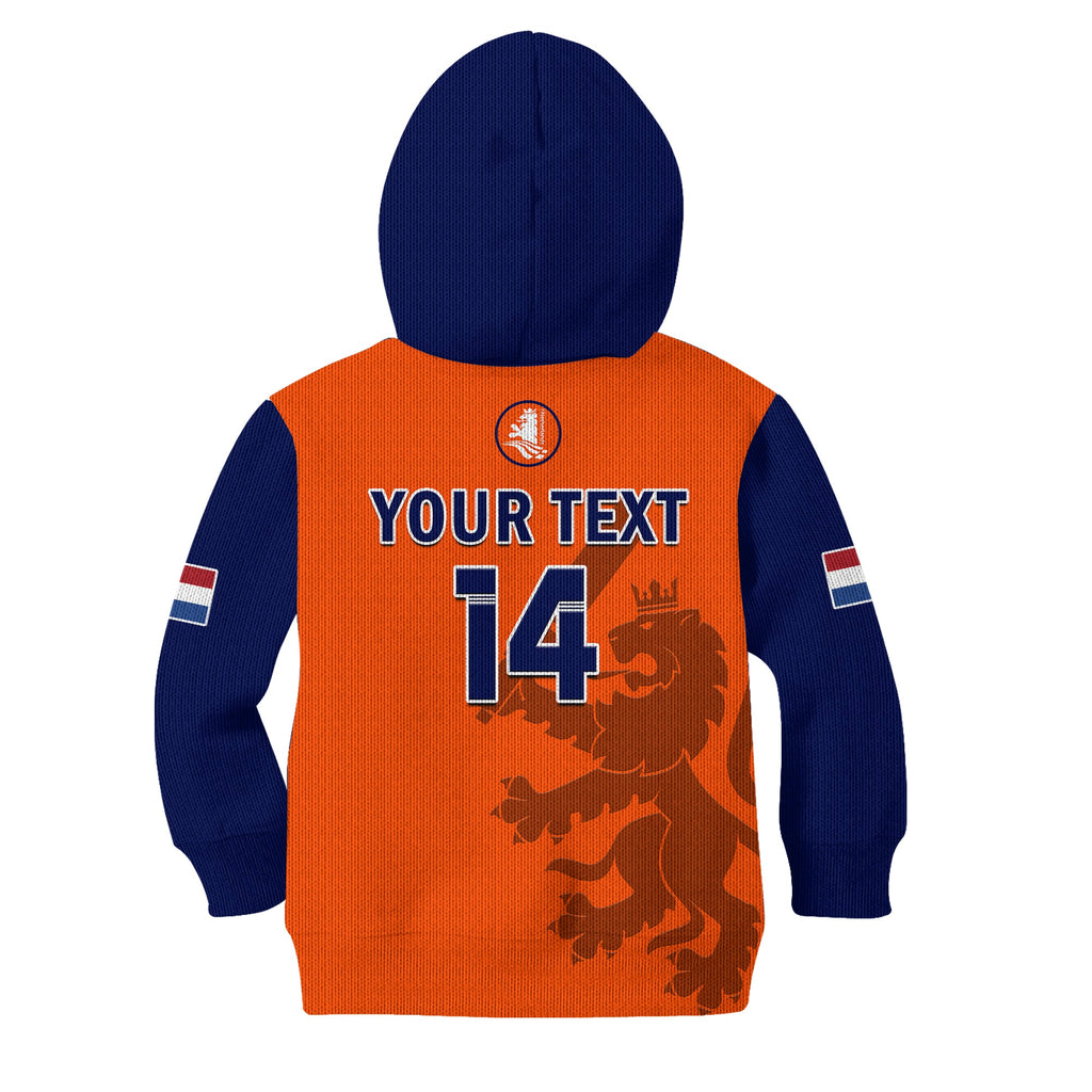 custom-text-and-number-netherlands-cricket-hoodie-kid-odi-simple-orange-style