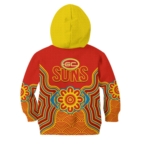 gold-coast-football-hoodie-kid-suns-indigenous-pattern