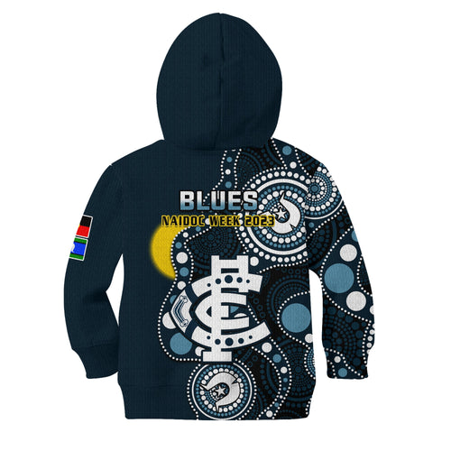 carlton-football-naidoc-2023-hoodie-kid-blues-for-our-elders-indigenous-art