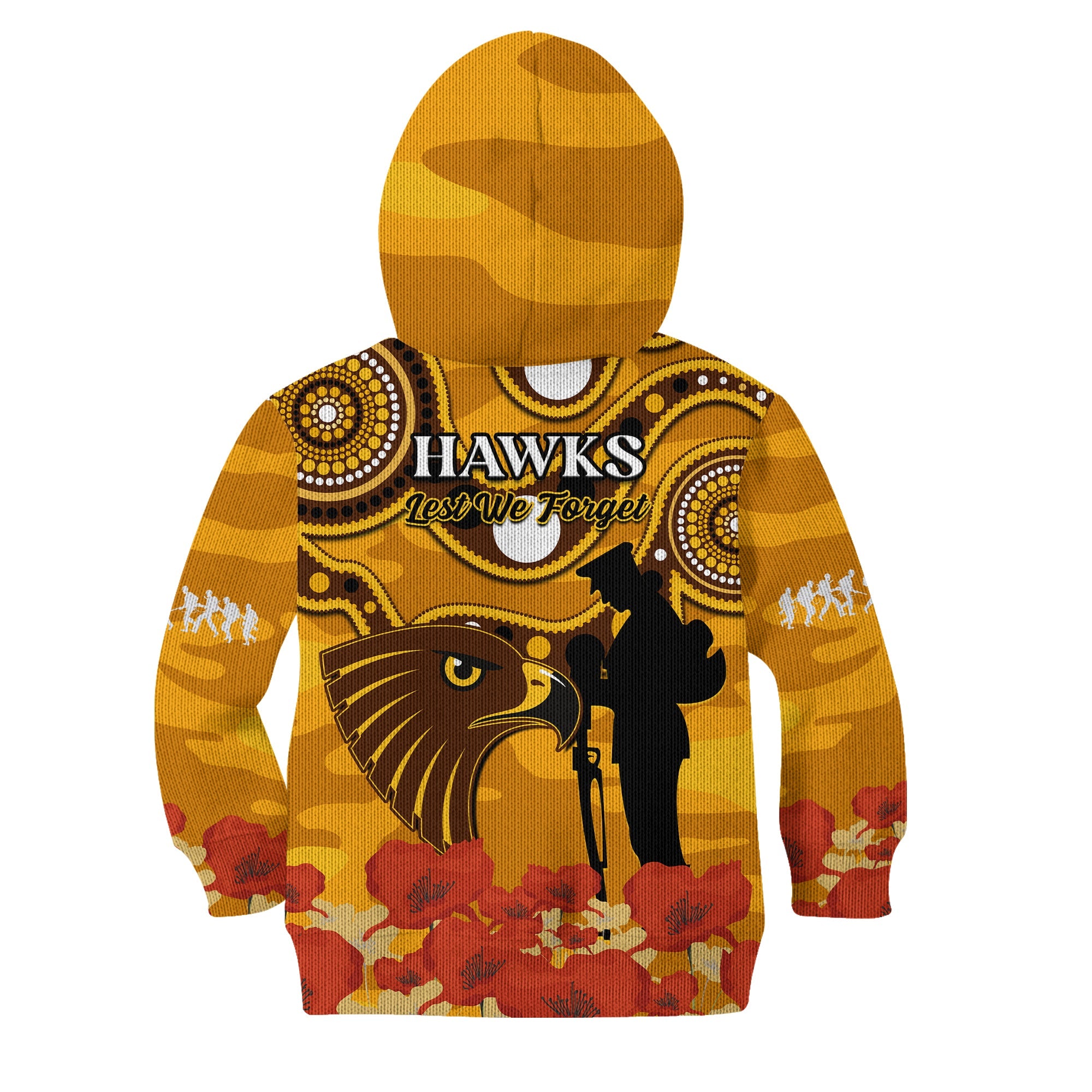 hawks-football-anzac-2023-hoodie-kid-indigenous-mix-poppy-camouflage