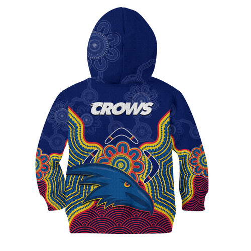 adelaide-football-hoodie-kid-crows-aboriginal-art