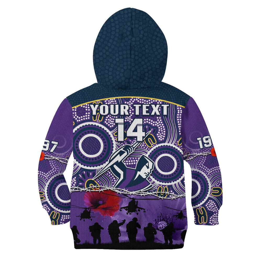 custom-text-and-number-melbourne-storm-rugby-anzac-hoodie-kid-indigenous-poppy-australian-army
