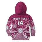 custom-text-and-number-sea-eagles-hoodie-kid-manly-warringah-1946-indigenous-painting