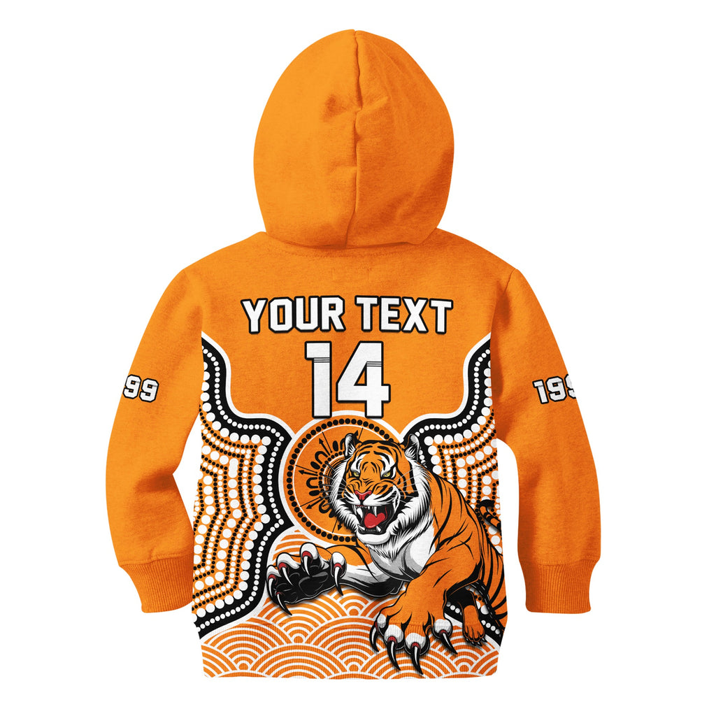 custom-text-and-number-wests-tigers-rugby-hoodie-kid-indigenous-artsy