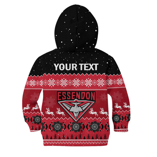 custom-personalised-essendon-football-hoodie-kid-bombers-indigenous-merry-christmas